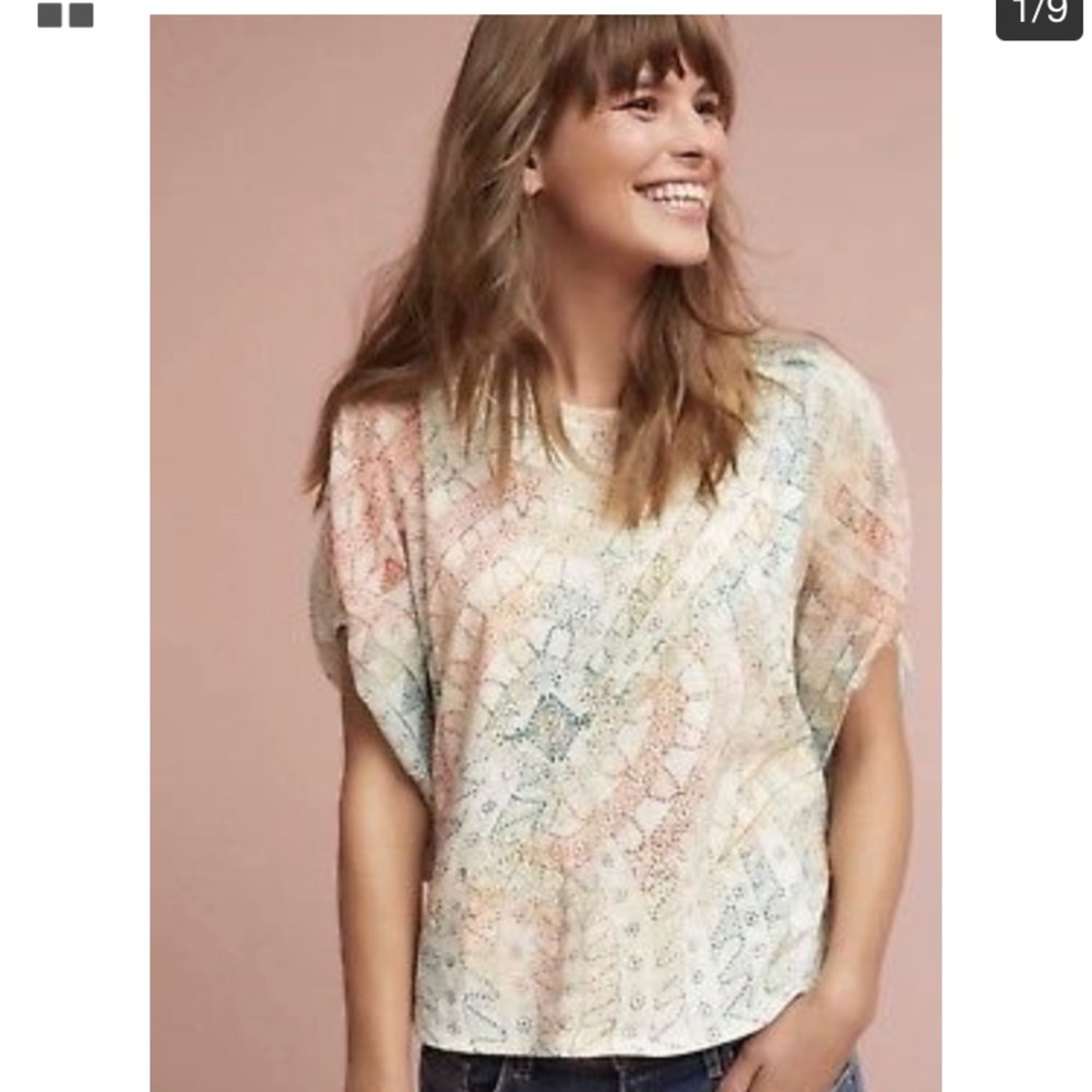 Anthropologie eri + ani breezy summer top